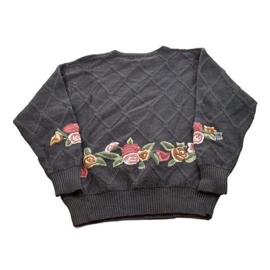 Vintage 1990s JH Collectibles Wool Knitted Crewneck Sweater Men's Small from propervintagecanada