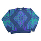 Vintage 1990s JJ Cochran Abstract Pattern Knit Crewneck Sweater Men's Medium from propervintagecanada