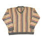 Vintage 1990s JJ Farmer Wool Knit V Neck Sweater Men's XL from propervintagecanada