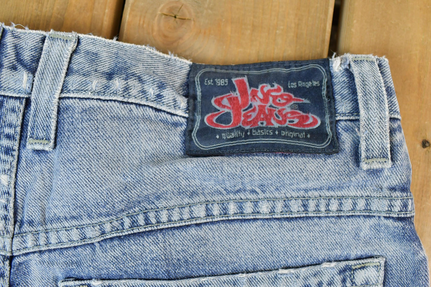 Vintage 1990s JNCO Funky Denim Wide Leg Jeans Men's 36 x 32 from propervintagecanada