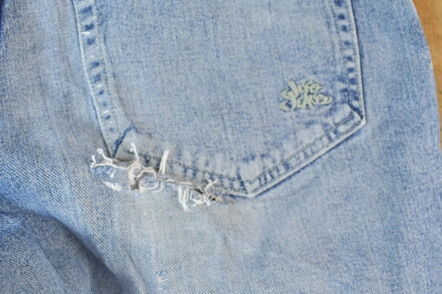 Vintage 1990s JNCO Funky Denim Wide Leg Jeans Men's 36 x 32 from propervintagecanada