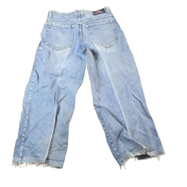 Vintage 1990s JNCO Funky Denim Wide Leg Jeans Men's 36 x 32 from propervintagecanada