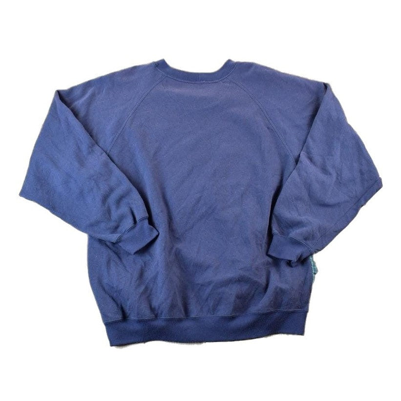 Vintage 1990s John Ashford Golf Crewneck Plaid Heavyweight Sweatshirt Men's XL from propervintagecanada