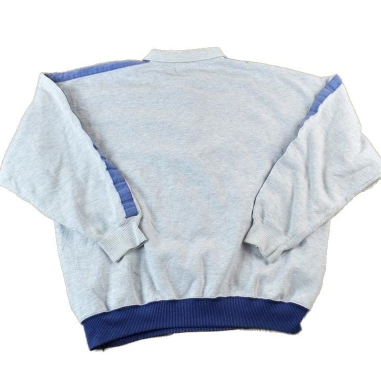 Vintage 1990s John Ashford Sport Colour Block Souvenir Crewneck Sweatshirt Men's XL from propervintagecanada