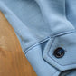 Vintage 1990s John Blair Blank Blue Button Up Shirt from propervintagecanada