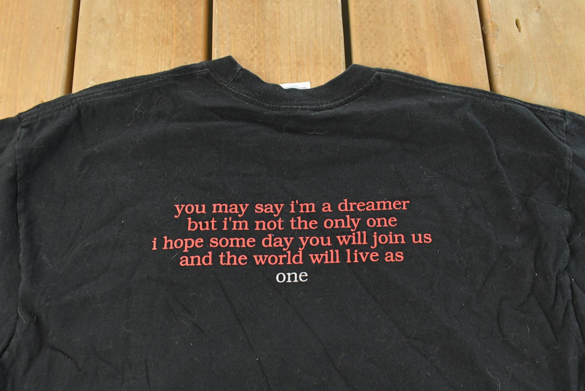 Vintage 1990s John Lennon Graphic T-Shirt Men's XL from propervintagecanada