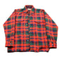 Vintage 1990s John Steed Lined Plaid Button Up Shirt Men's Large from propervintagecanada