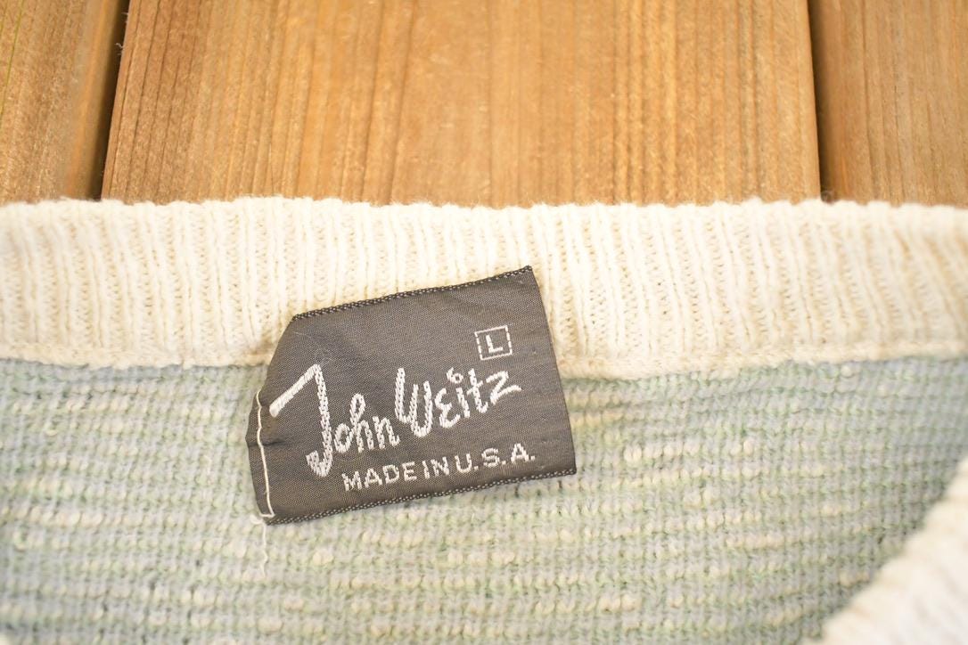 Vintage 1990s John Weitz Knit Crewneck Sweater Women's L Cropped from propervintagecanada
