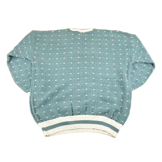 Vintage 1990s John Weitz Knit Crewneck Sweater Women's XL from propervintagecanada
