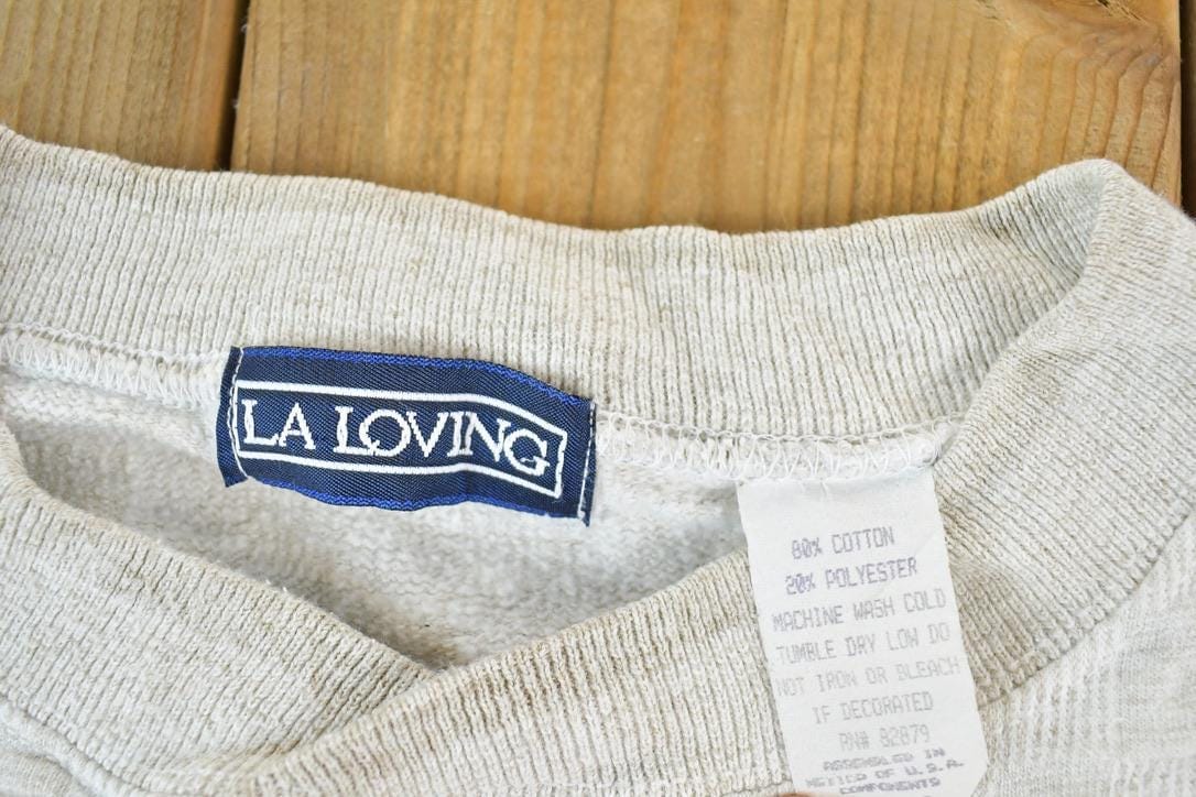 Vintage 1990s Johnstone Bean Co Souvenir Crewneck Sweatshirt Men's Large from propervintagecanada