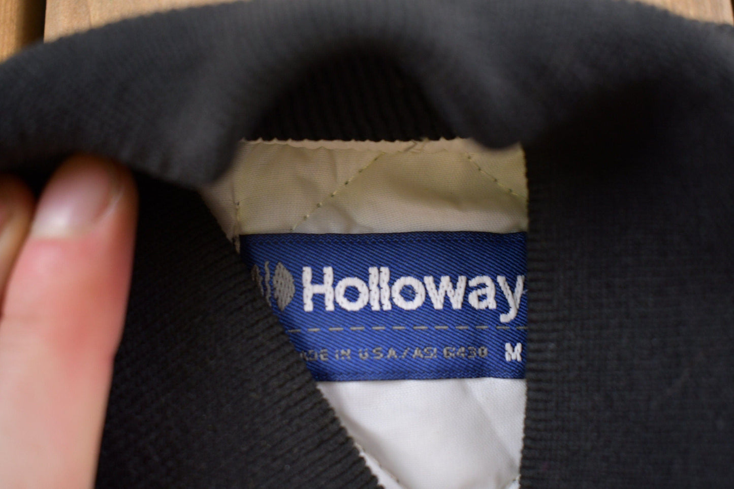 Vintage 1990s Joliet YMCA Baseball Holloway Satin Bomber Jacket Men's Medium from propervintagecanada