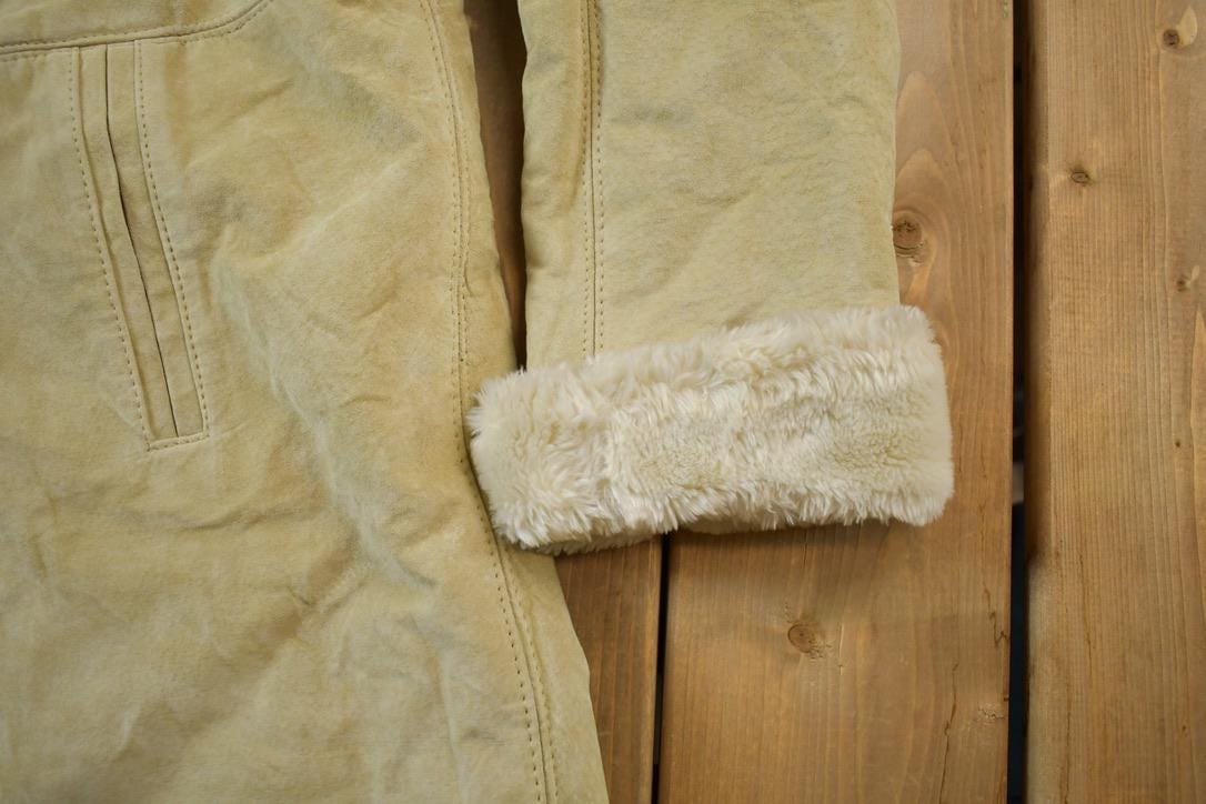 Vintage 1990s Jones New York Sport Authentic Shearling Jacket Women's Large from propervintagecanada