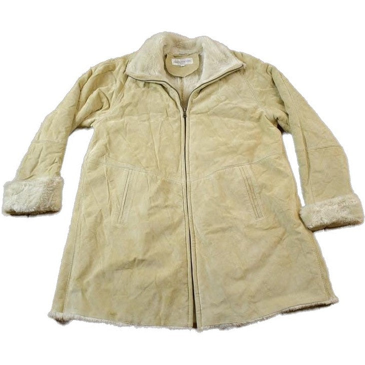 Vintage 1990s Jones New York Sport Authentic Shearling Jacket Women's Large from propervintagecanada