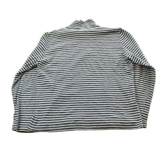 Vintage 1990s Jones New York Striped Mock Turtleneck Long Sleeve T-Shirt Womens L from propervintagecanada