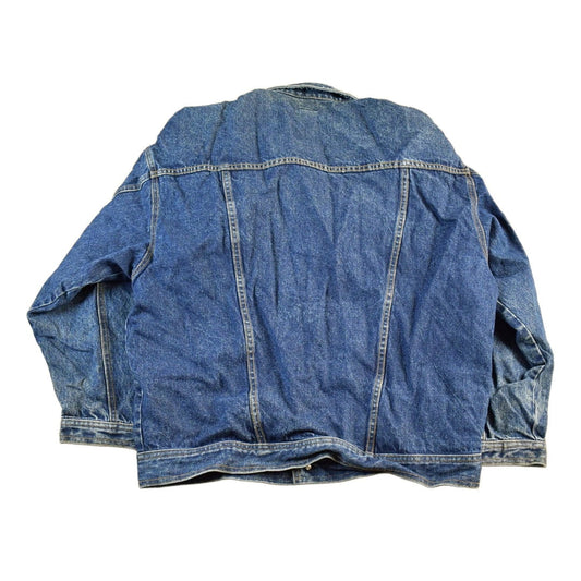 Vintage 1990s Jordache Denim Jean Trucker Jacket Men's Medium from propervintagecanada