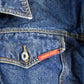 Vintage 1990s Jordache Denim Jean Trucker Jacket Men's Medium from propervintagecanada