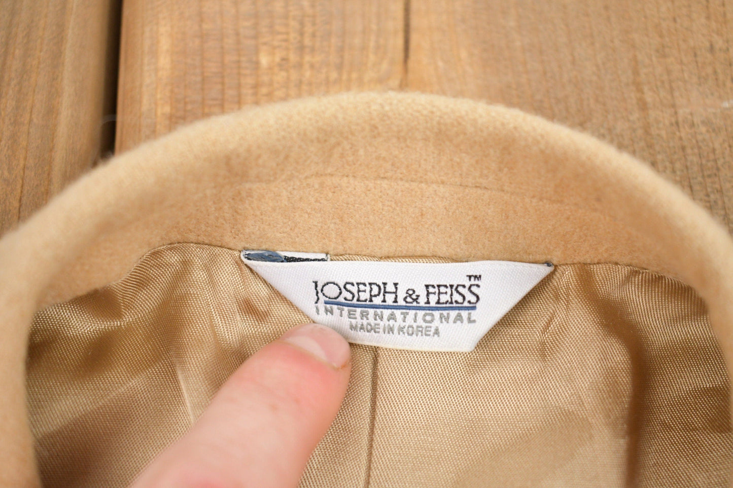 Vintage 1990s Joseph & Fees Wool Blazer Men's Large from propervintagecanada