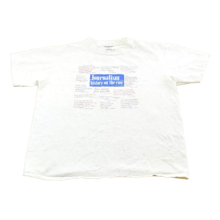 Vintage 1990s Journalism Free Press T-Shirt Mens M from propervintagecanada