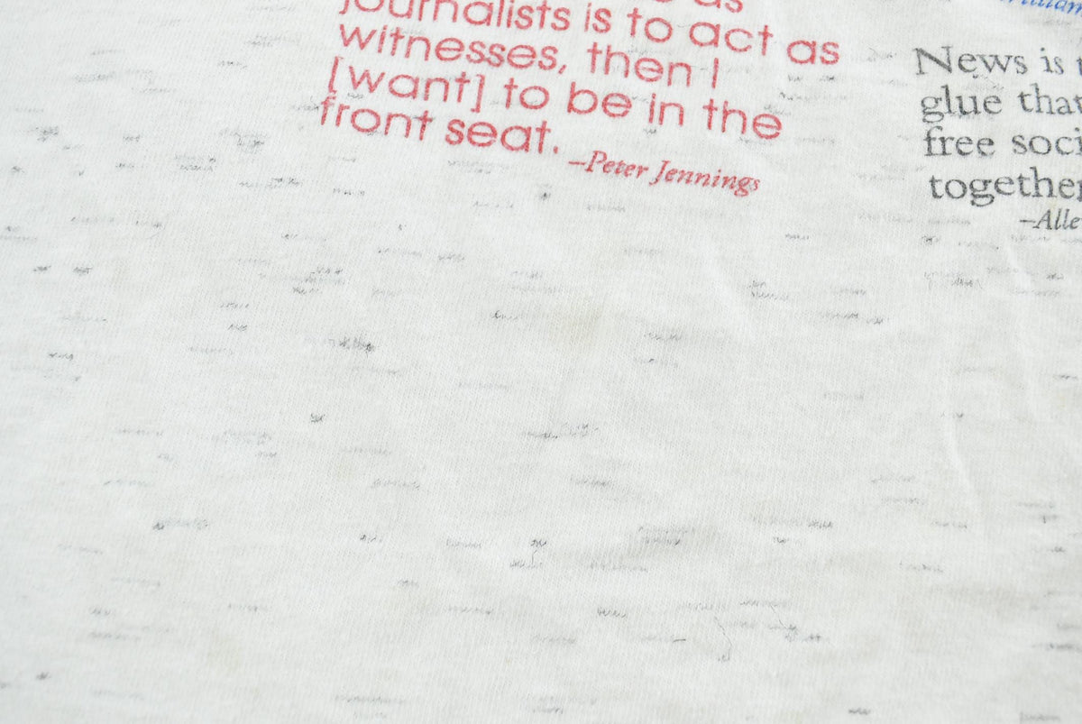 Vintage 1990s Journalism Free Press T-Shirt Mens M from propervintagecanada