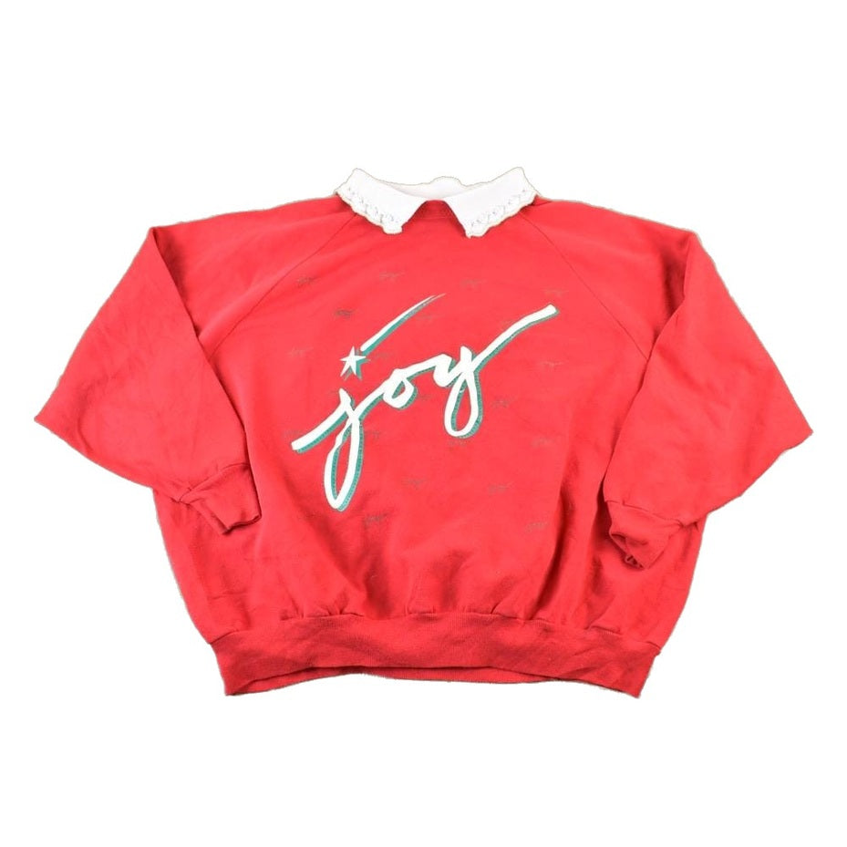 Vintage 1990s Joy Gopher Sport Cute Collared Crewneck Sweater Made In USA Men's 3XL from propervintagecanada