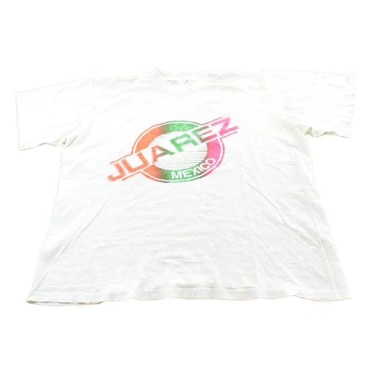 Vintage 1990s Juarez Mexico Souvenir Travel T-Shirt Mens 2XS from propervintagecanada