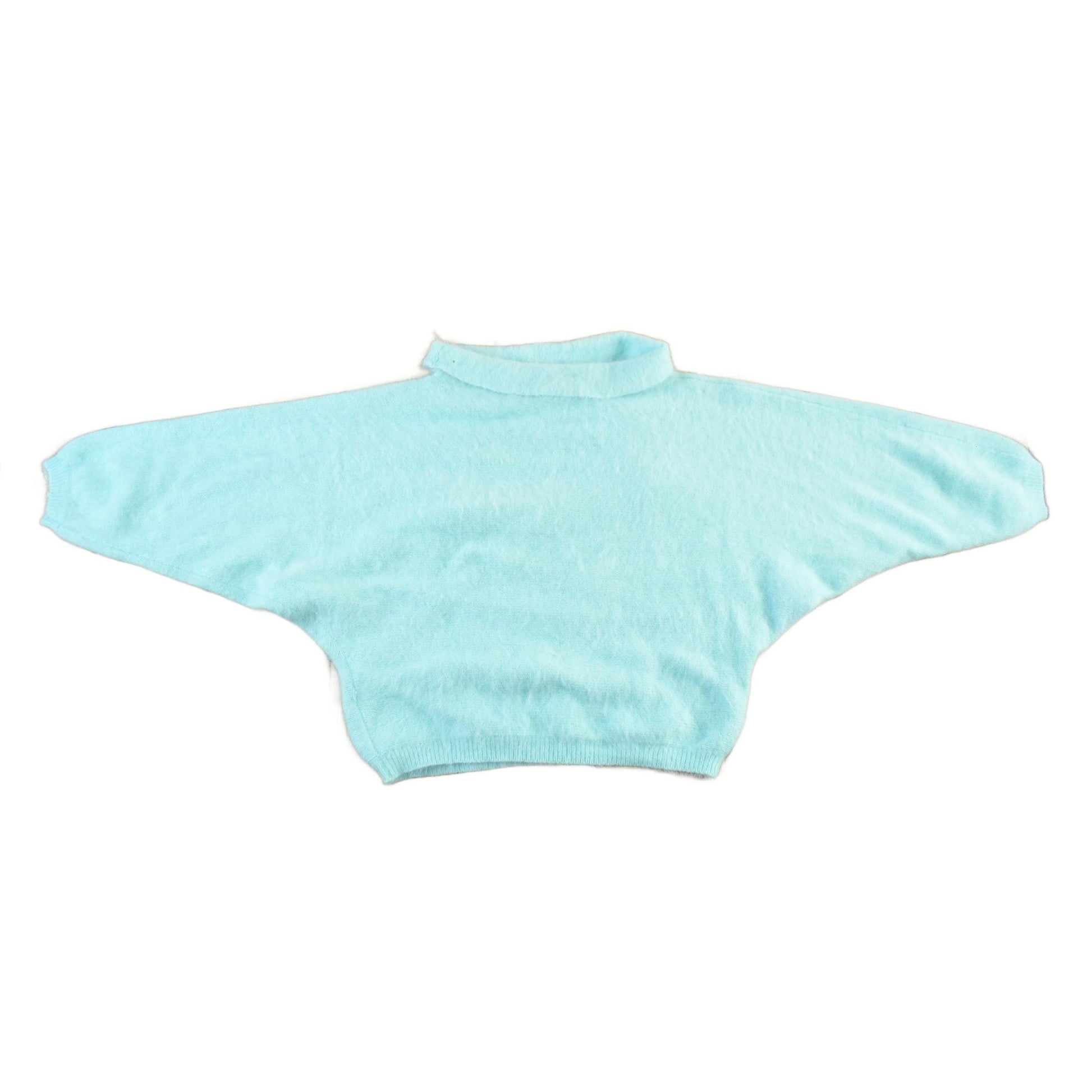 Vintage 1990s Jump Angora Shawl Collar Knit Sweater Women's Small from propervintagecanada