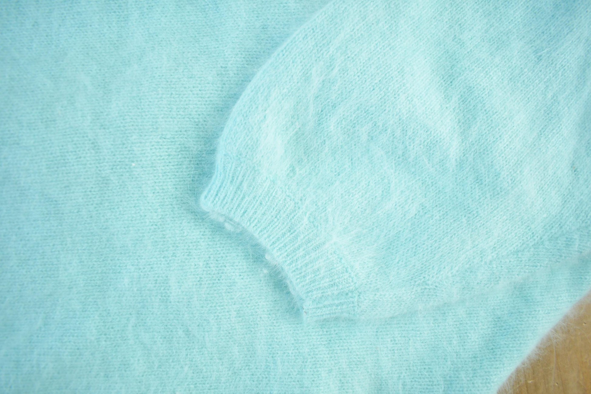Vintage 1990s Jump Angora Shawl Collar Knit Sweater Women's Small from propervintagecanada