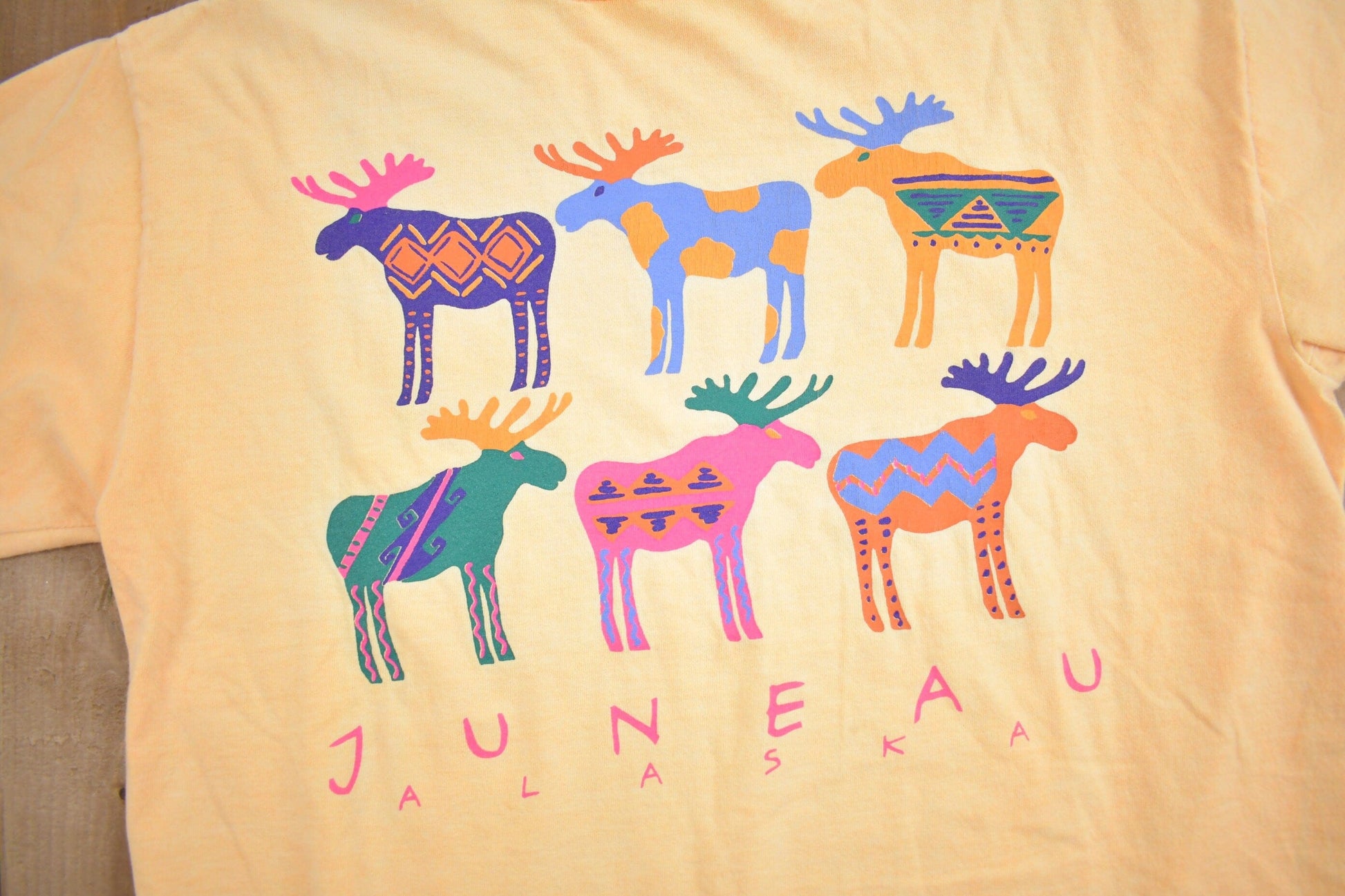Vintage 1990s Juneau Alaska Souvenir T Shirt Men's Medium from propervintagecanada