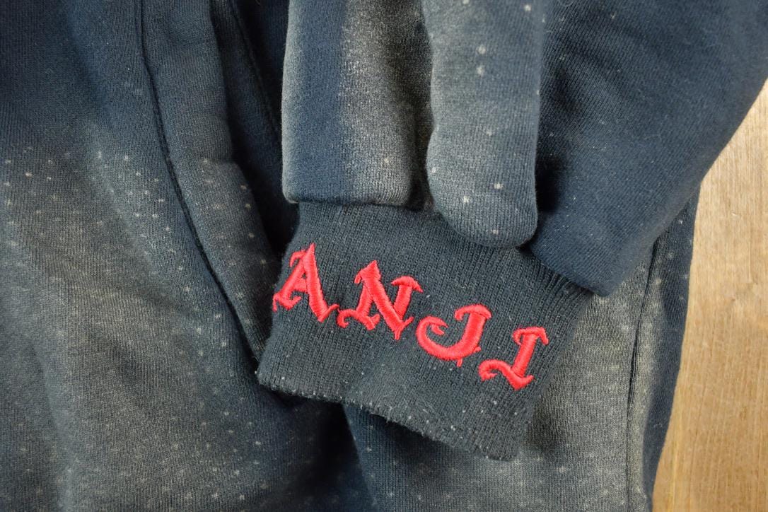 Vintage 1990s Kanji Jeans Heavyweight Dragon EMbroidered Full Zip 5X Hip Hop Hoodie Made In USA Men's 5XL from propervintagecanada