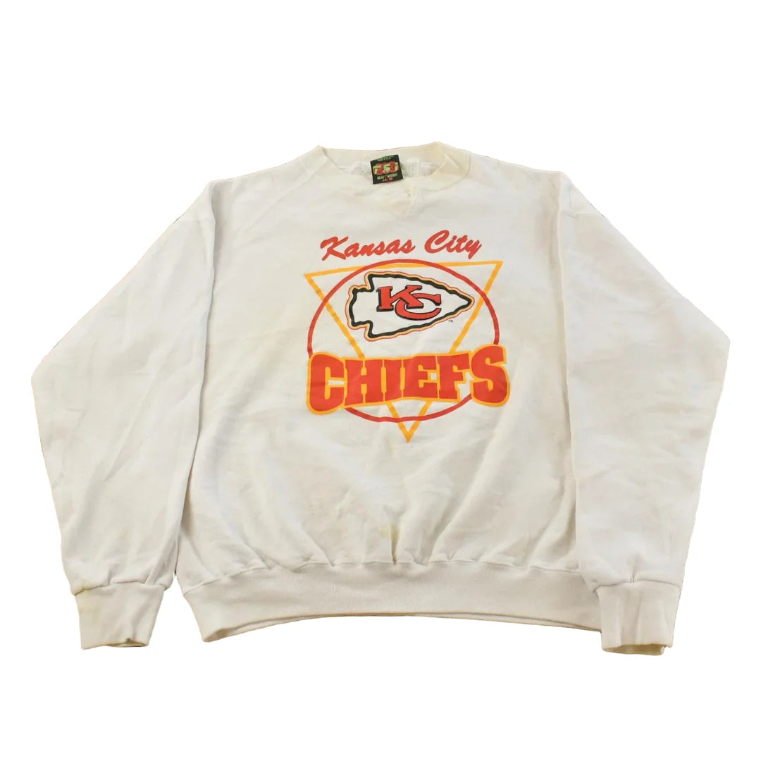 Vintage 1990s Kansas City Chiefs Crewneck Sweatshirt Men's M from propervintagecanada