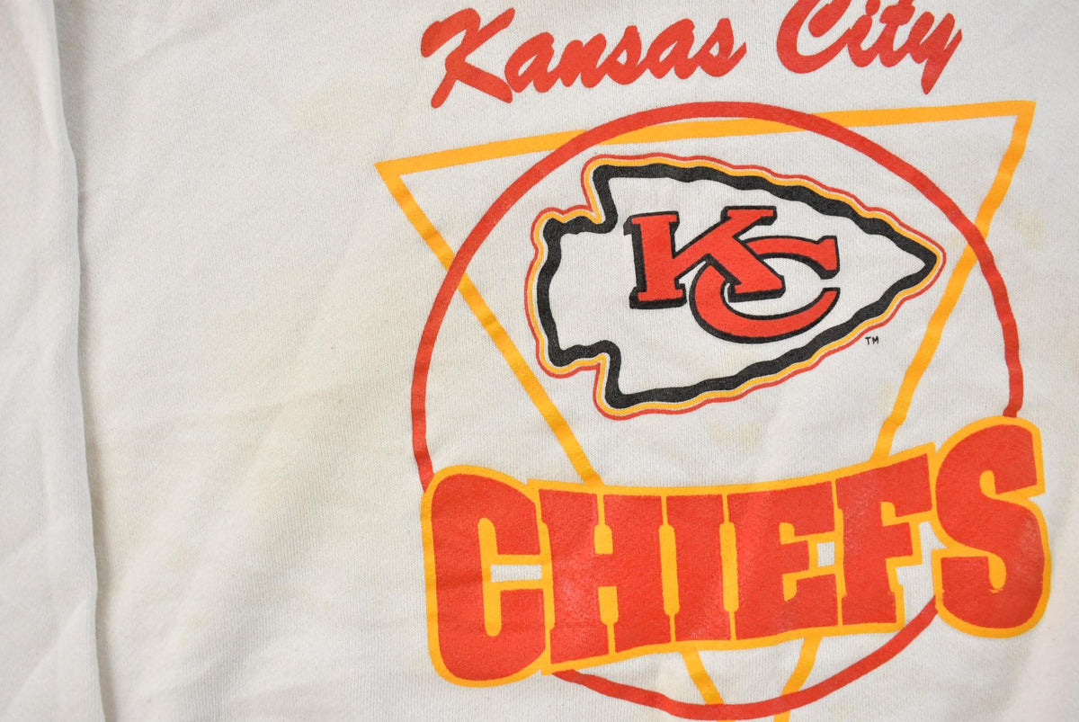 Vintage 1990s Kansas City Chiefs Crewneck Sweatshirt Men's M from propervintagecanada