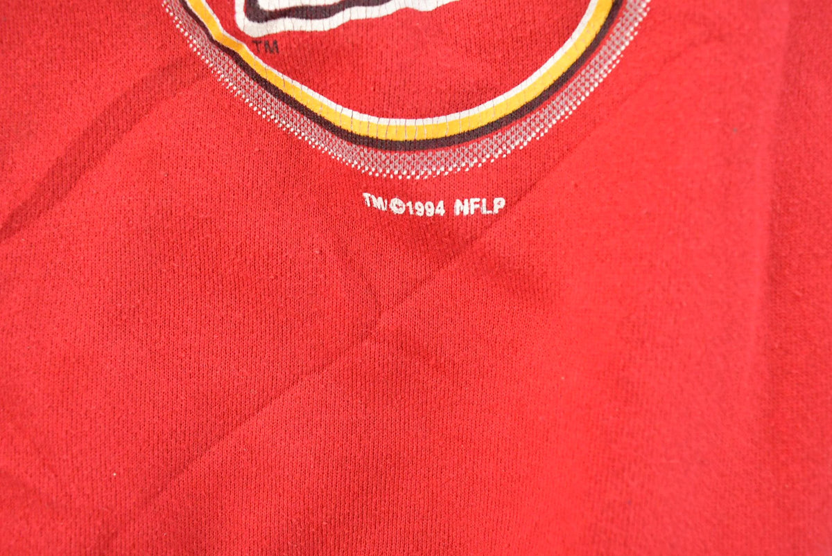 Vintage 1990s Kansas City Chiefs Crewneck Sweatshirt Men's XL from propervintagecanada