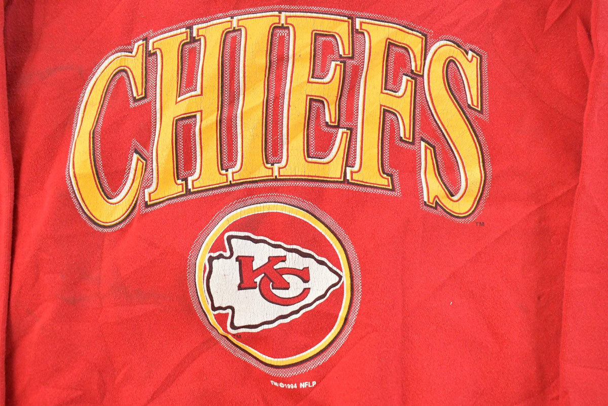 Vintage 1990s Kansas City Chiefs Crewneck Sweatshirt Men's XL from propervintagecanada