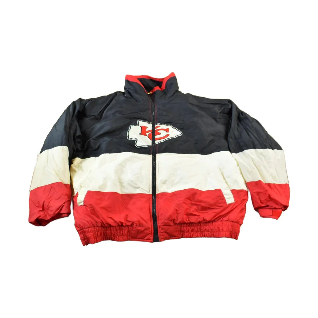 Vintage 1990s Kansas City Chiefs NFL Game Day Jacket from propervintagecanada