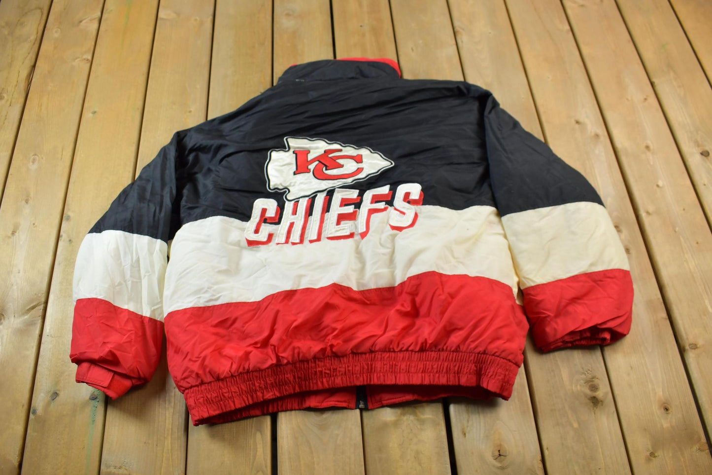 Vintage 1990s Kansas City Chiefs NFL Game Day Jacket from propervintagecanada