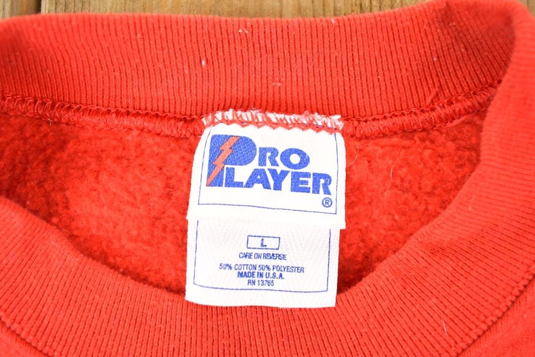 Vintage 1990s Kansas City Chiefs Pro Player NFL Crewneck Sweatshirt Mens L from propervintagecanada