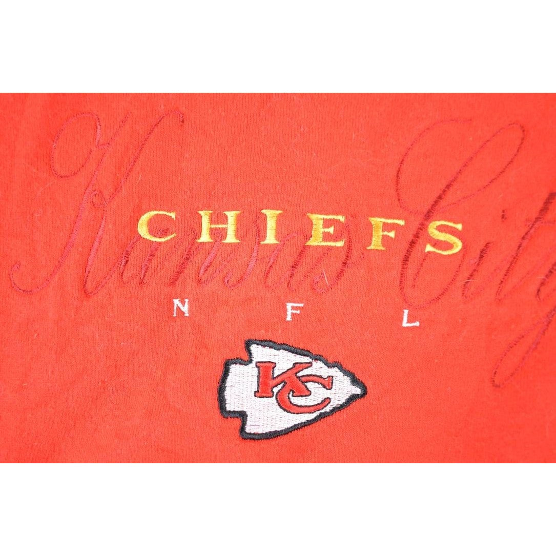 Vintage 1990s Kansas City Chiefs Pro Player NFL Crewneck Sweatshirt Mens L from propervintagecanada