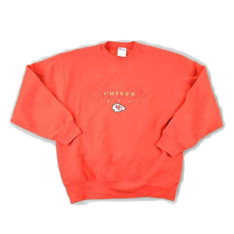 Vintage 1990s Kansas City Chiefs Pro Player NFL Crewneck Sweatshirt Mens L from propervintagecanada