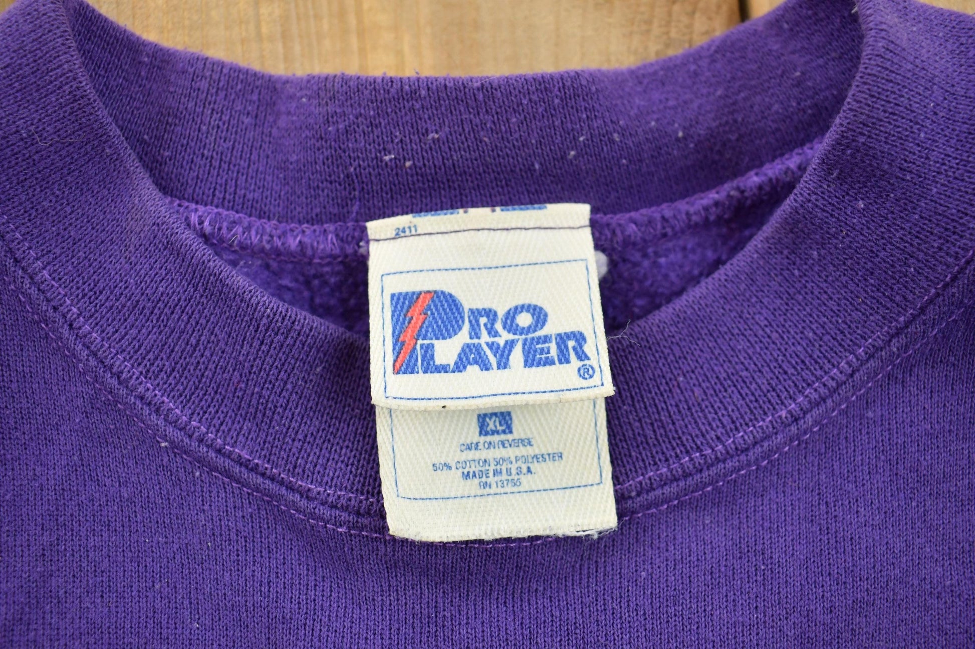 Vintage 1990s Kansas State Wildcats Collegiate Embroidered Crewneck Made In USA Men's XL from propervintagecanada