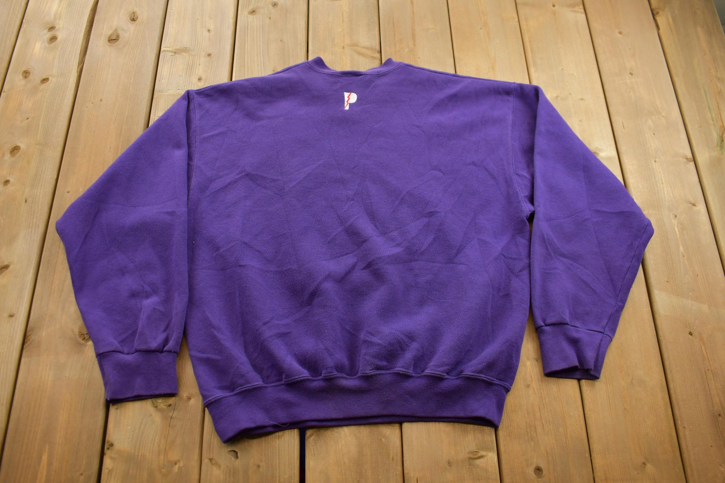 Vintage 1990s Kansas State Wildcats Collegiate Embroidered Crewneck Made In USA Men's XL from propervintagecanada