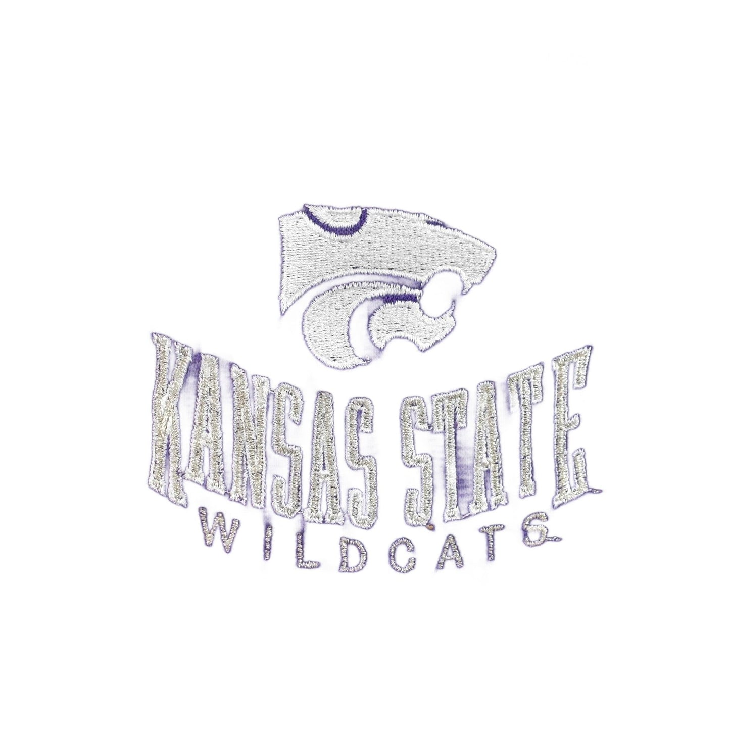 Vintage 1990s Kansas State Wildcats Collegiate Embroidered Crewneck Made In USA Men's XL from propervintagecanada