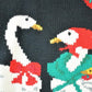 Vintage 1990s Karen Scott Love Ducks Country Style Knit Abstract Pattern Crewneck Sweater Men's Small from propervintagecanada