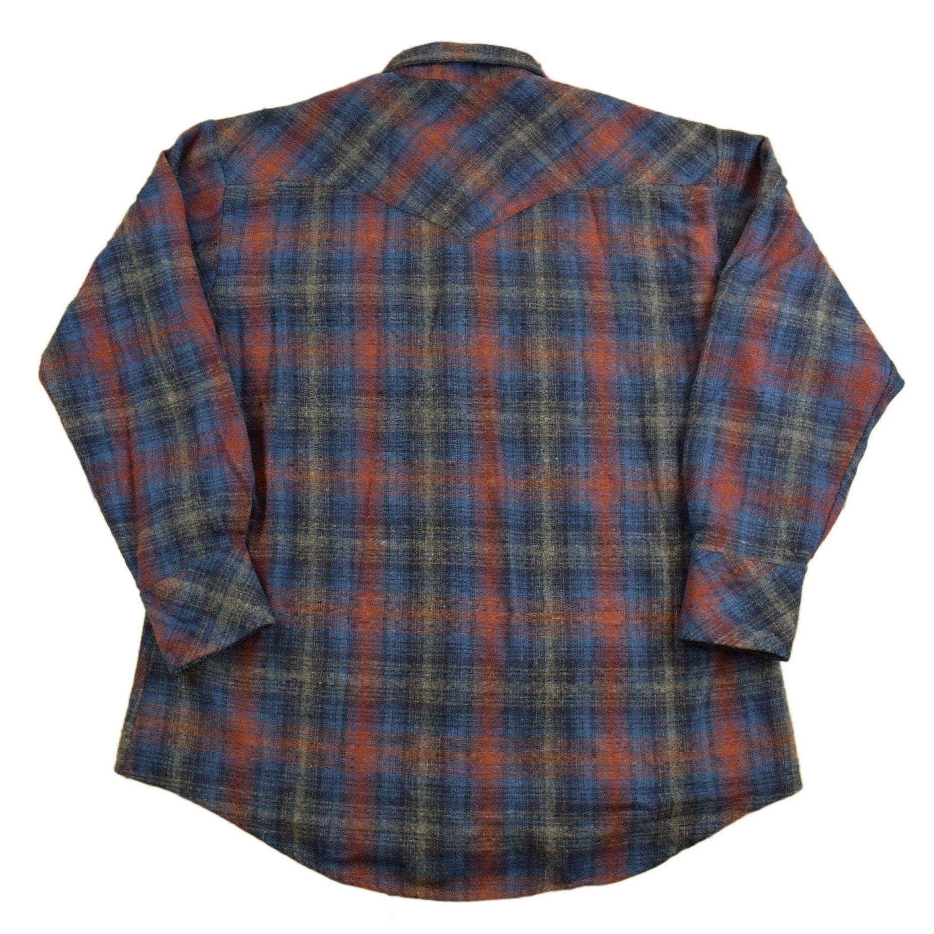 Vintage 1990s Karman Flannel Button Up Western Shirt Men's Large from propervintagecanada