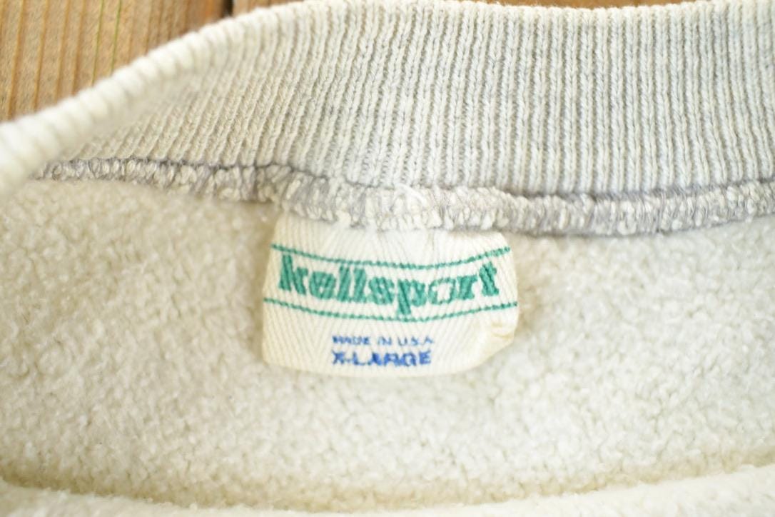 Vintage 1990s Kellsport Oatmeal Cross Grain Crewneck Mens XL from propervintagecanada