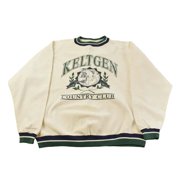 Vintage 1990s Keltgen Country Club Souvenir Crewneck Sweatshirt Men's XL from propervintagecanada
