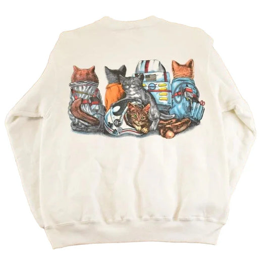 Vintage 1990s Kennedy Space Center Astrocat FAB Souvenir Crewneck Sweatshirt Men's M from propervintagecanada