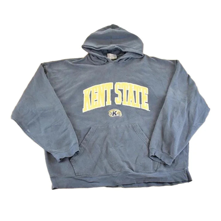 Vintage 1990s Kent State University Hoodie Sweatshirt Men's XL from propervintagecanada