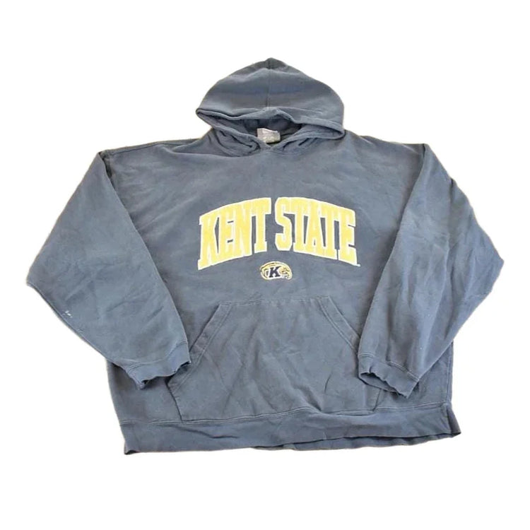 Vintage 1990s Kent State University Hoodie Sweatshirt Men's XL from propervintagecanada