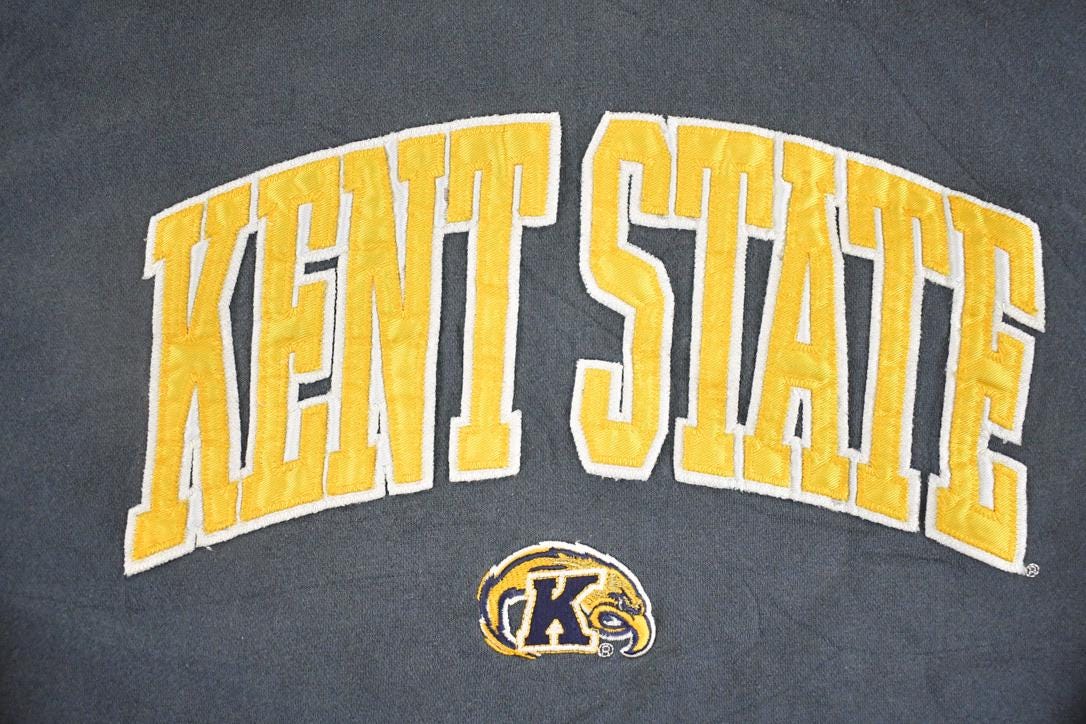 Vintage 1990s Kent State University Hoodie Sweatshirt Men's XL from propervintagecanada