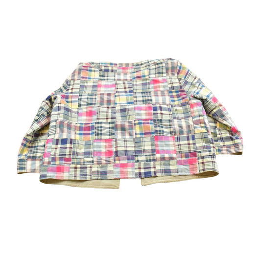 Vintage 1990s Keren Hart Patchwork Plaid Jacket Women's L from propervintagecanada